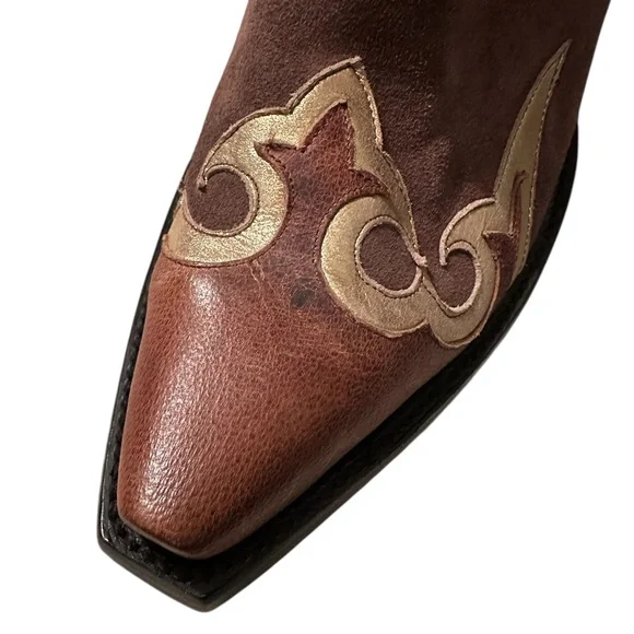 Old Gringo Women's Nevada Short Overlay Suede Western Boots Size 9 - Picture 11 of 11